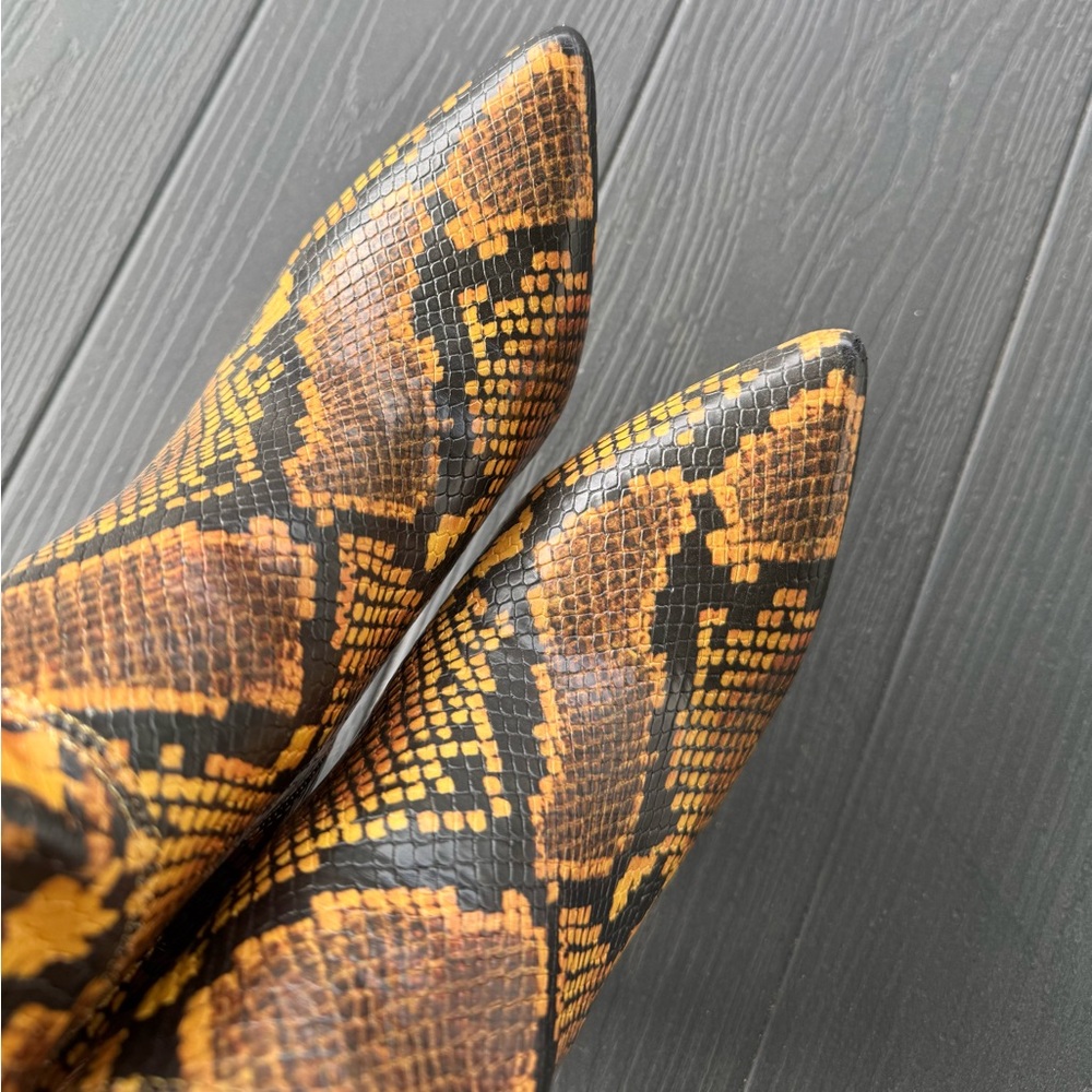 Steve Madden python long boots - Picture 6 of 12